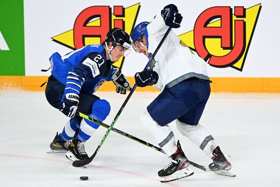 Хоккей. Чемпионат мира. Матч Казахстан - Финляндия