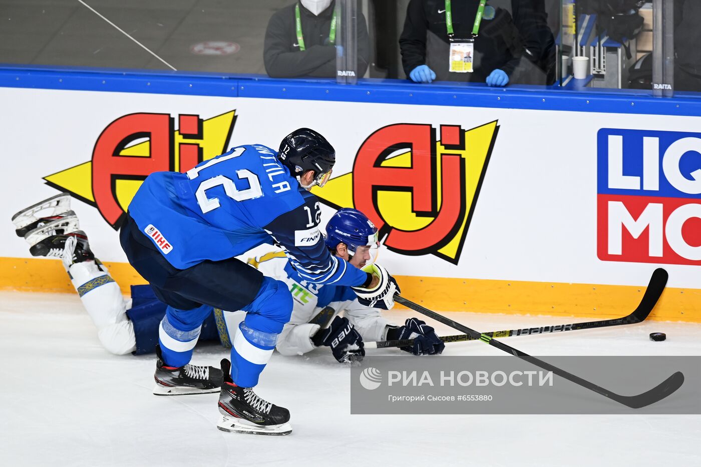 Хоккей. Чемпионат мира. Матч Казахстан - Финляндия
