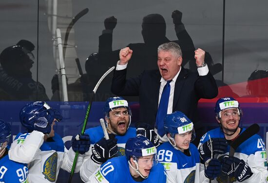 Хоккей. Чемпионат мира. Матч Казахстан - Финляндия