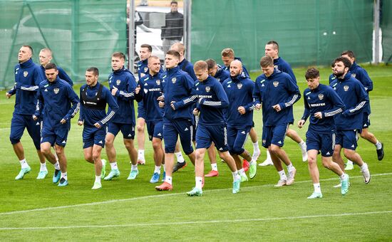 Футбол. Учебно-тренировочный сбор национальной команды
