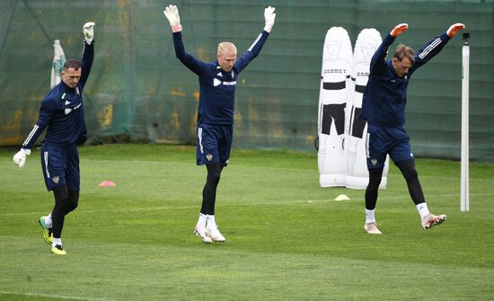 Футбол. Учебно-тренировочный сбор национальной команды