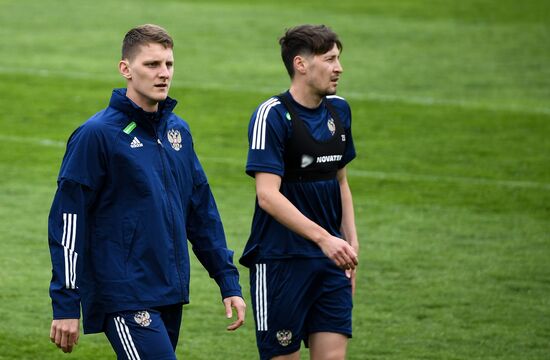 Футбол. Учебно-тренировочный сбор национальной команды