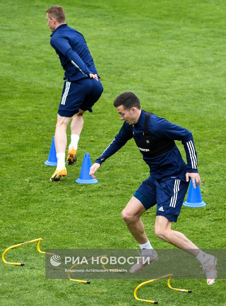 Футбол. Учебно-тренировочный сбор национальной команды