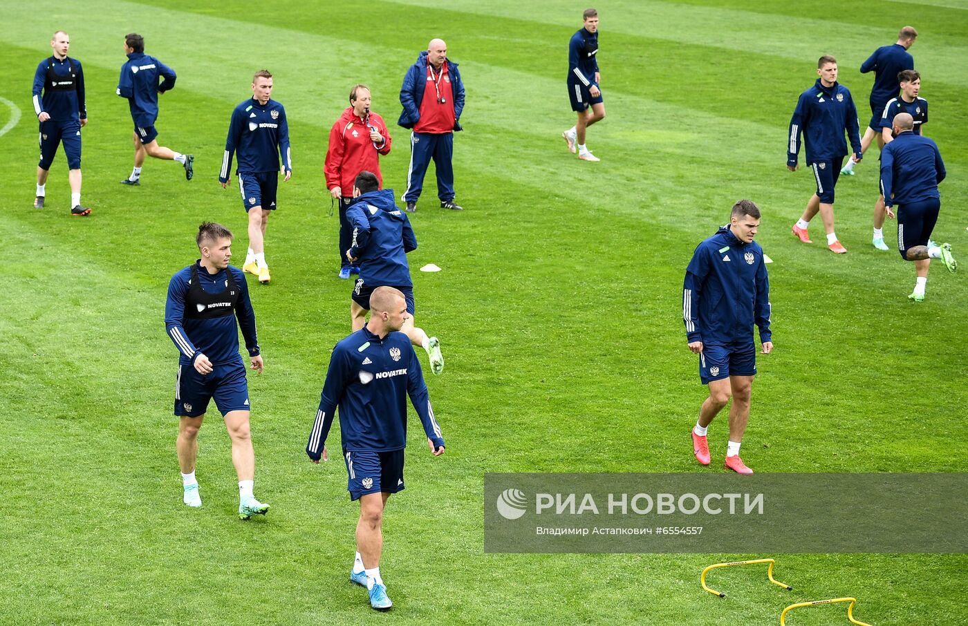 Футбол. Учебно-тренировочный сбор национальной команды