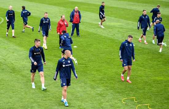 Футбол. Учебно-тренировочный сбор национальной команды