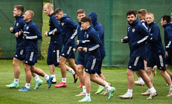 Футбол. Учебно-тренировочный сбор национальной команды