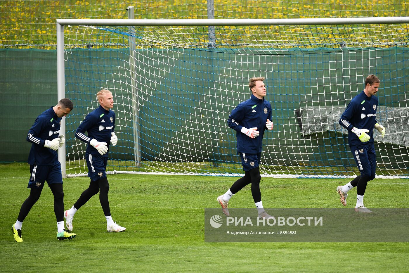 Футбол. Учебно-тренировочный сбор национальной команды