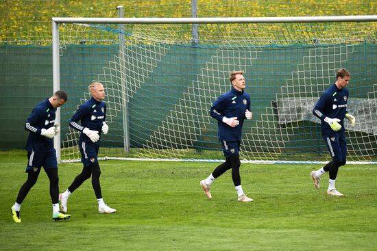 Футбол. Учебно-тренировочный сбор национальной команды