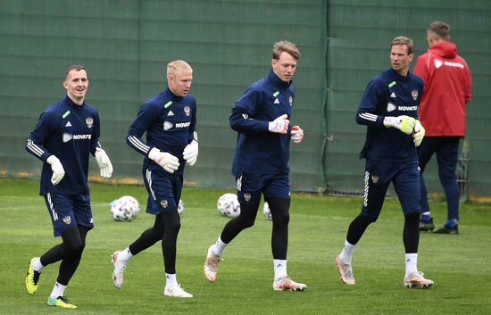 Футбол. Учебно-тренировочный сбор национальной команды