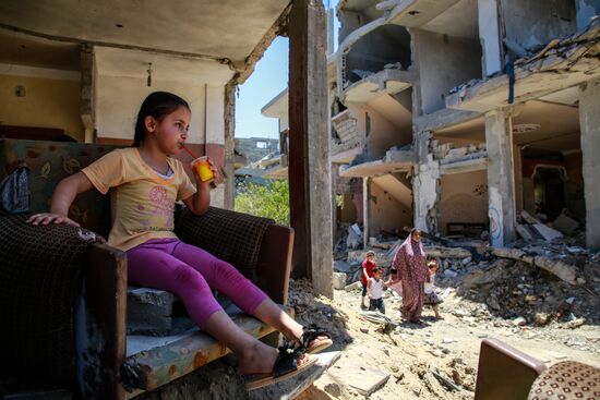 Возвращение к повседневной жизни в секторе Газа