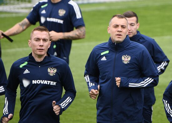 Футбол. Учебно-тренировочный сбор национальной команды