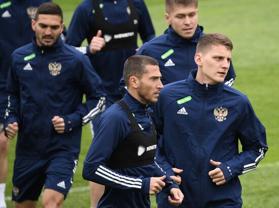 Футбол. Учебно-тренировочный сбор национальной команды