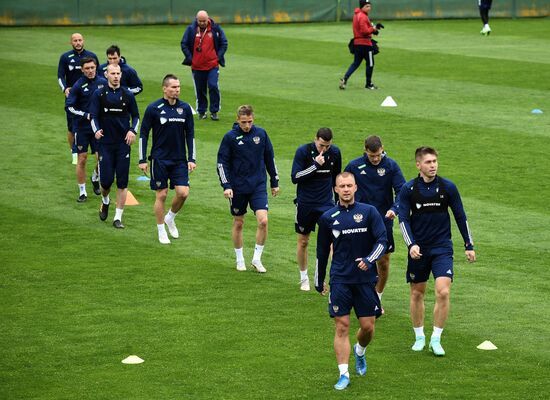 Футбол. Учебно-тренировочный сбор национальной команды