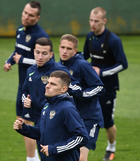 Футбол. Учебно-тренировочный сбор национальной команды