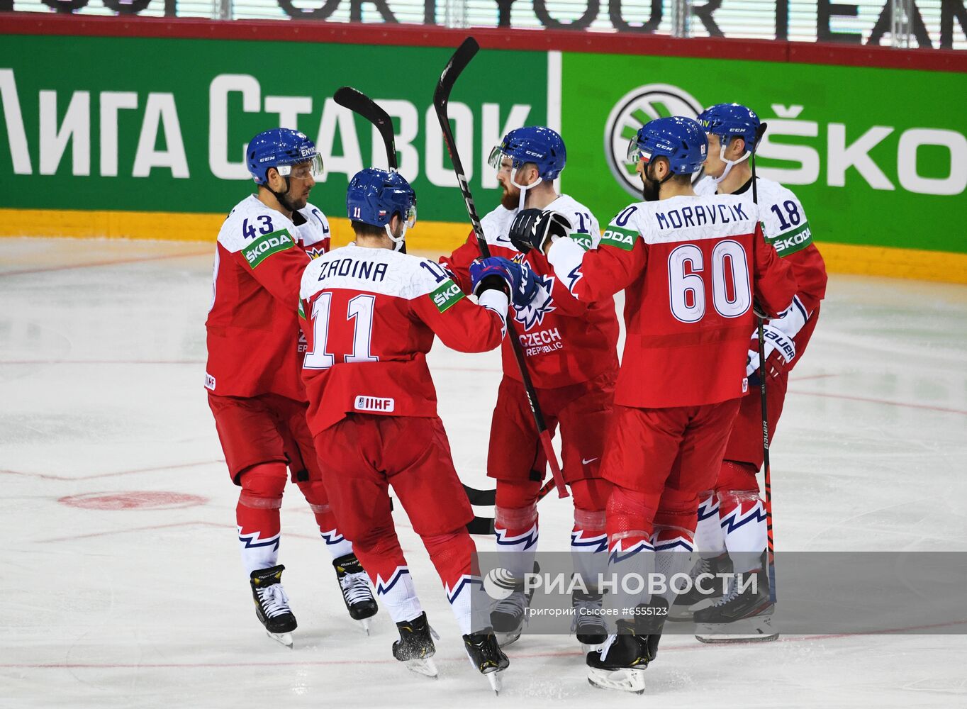 Хоккей. Чемпионат мира . Матч Чехия - Белоруссия