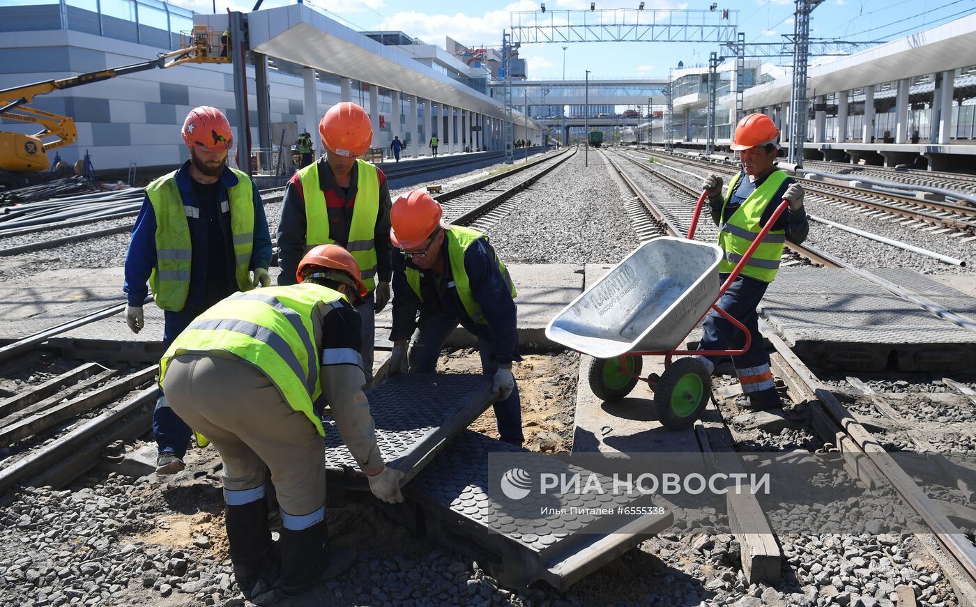 Строительство нового вокзального комплекса Восточный