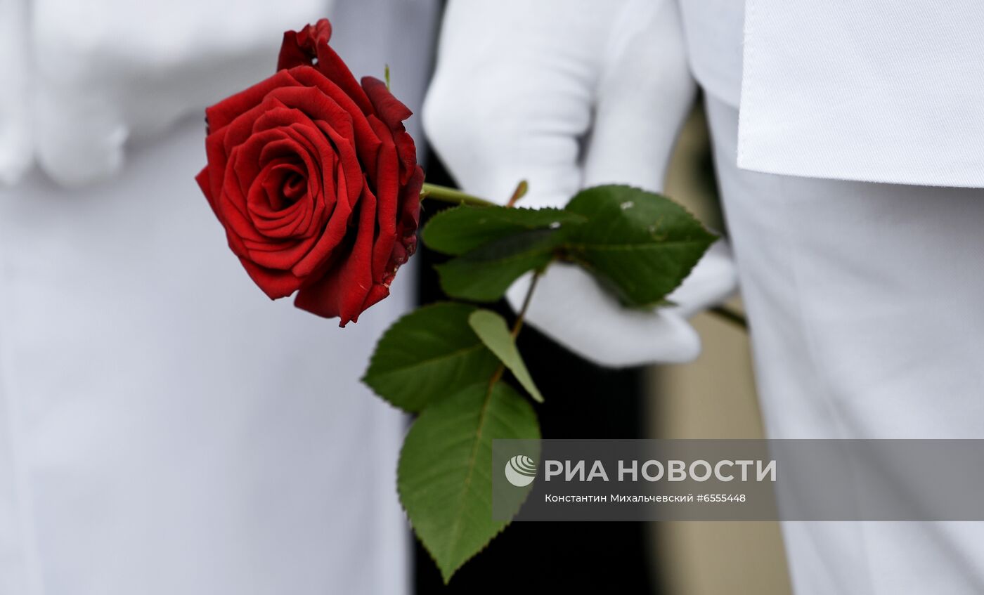 Последний звонок в филиале Нахимовского военно-морского училища