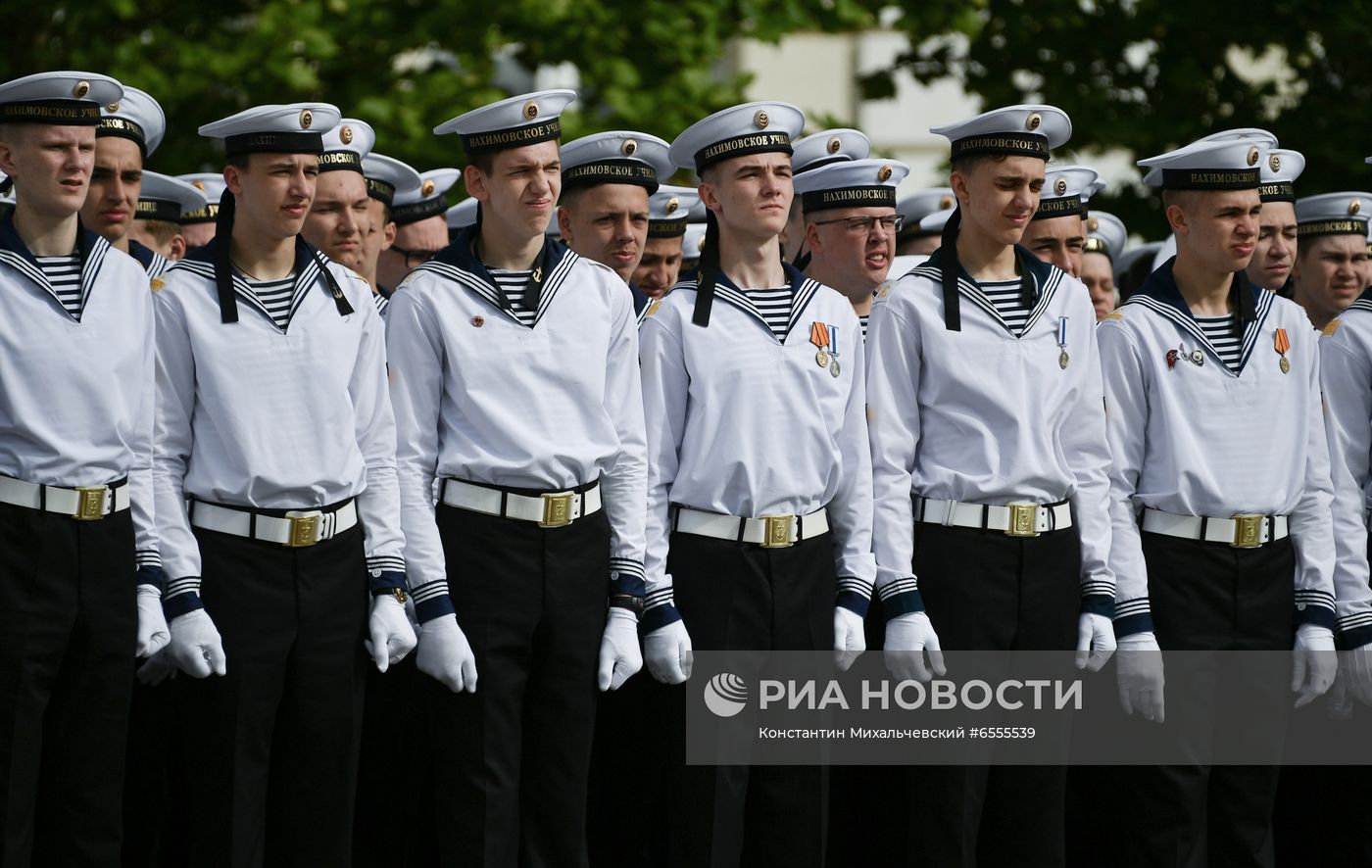 Последний звонок в филиале Нахимовского военно-морского училища