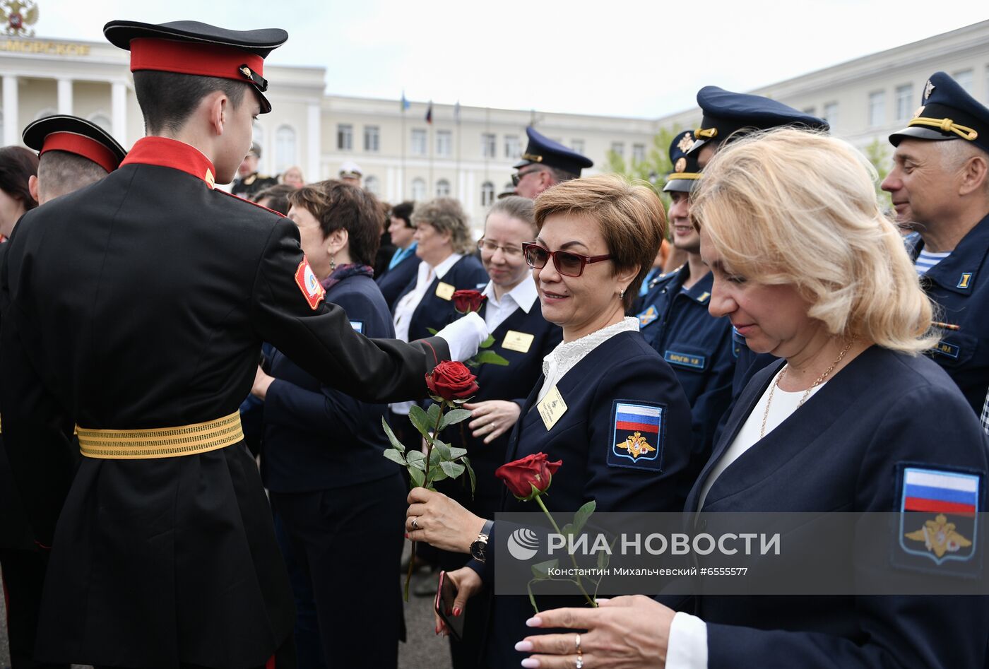 Последний звонок в филиале Нахимовского военно-морского училища