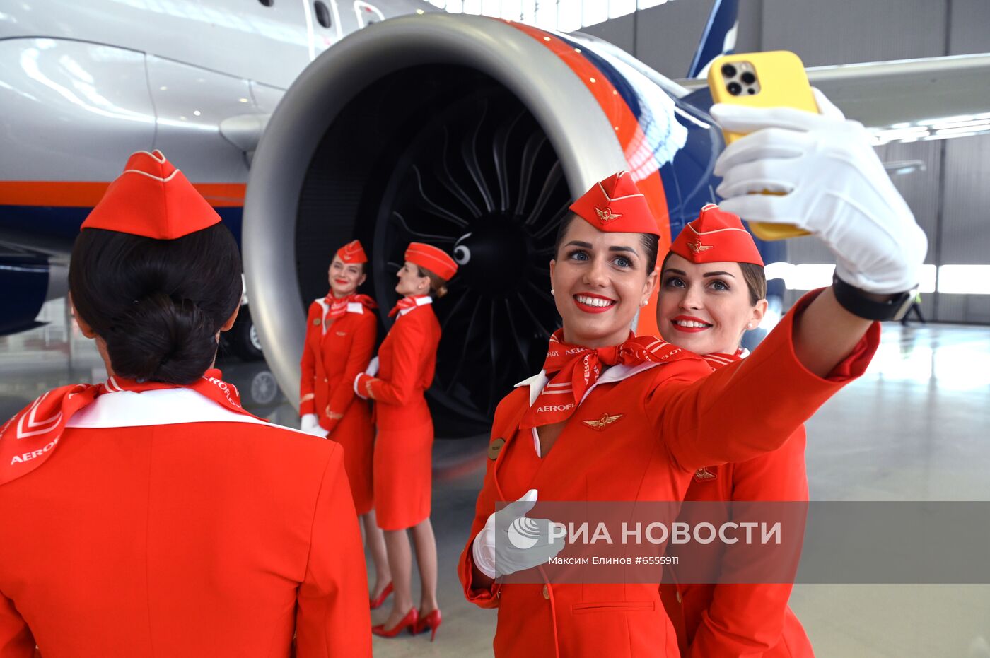 Презентация самолётов нового типа в парке Аэрофлота Airbus A321/320neo