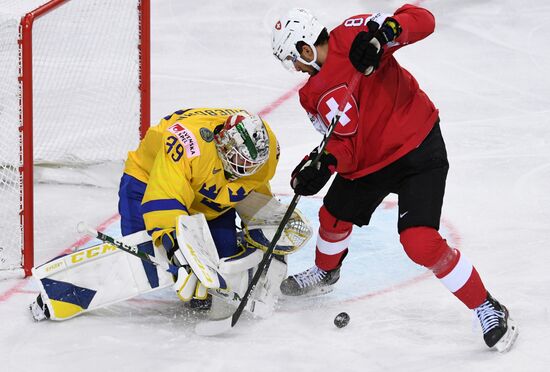 Хоккей. Чемпионат мира. Матч Швейцария - Швеция