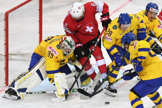 Хоккей. Чемпионат мира. Матч Швейцария - Швеция