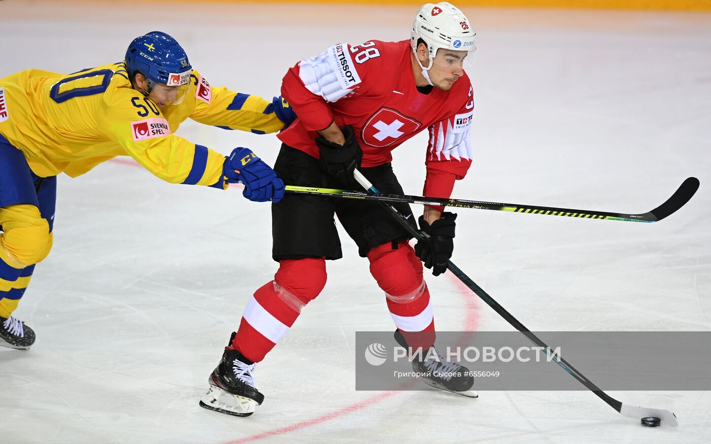 Хоккей. Чемпионат мира. Матч Швейцария - Швеция