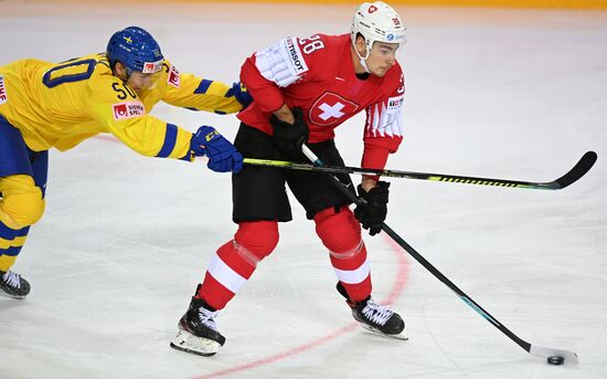 Хоккей. Чемпионат мира. Матч Швейцария - Швеция