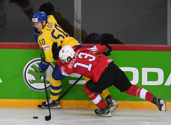 Хоккей. Чемпионат мира. Матч Швейцария - Швеция