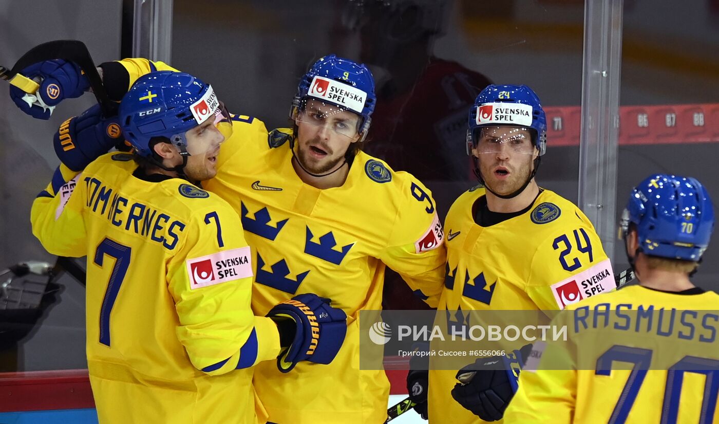 Хоккей. Чемпионат мира. Матч Швейцария - Швеция