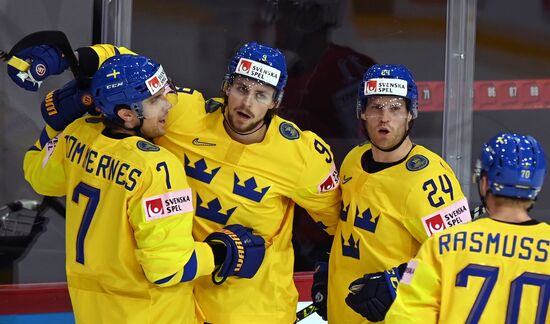 Хоккей. Чемпионат мира. Матч Швейцария - Швеция