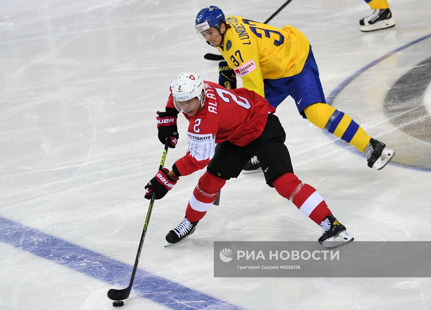 Хоккей. Чемпионат мира. Матч Швейцария - Швеция