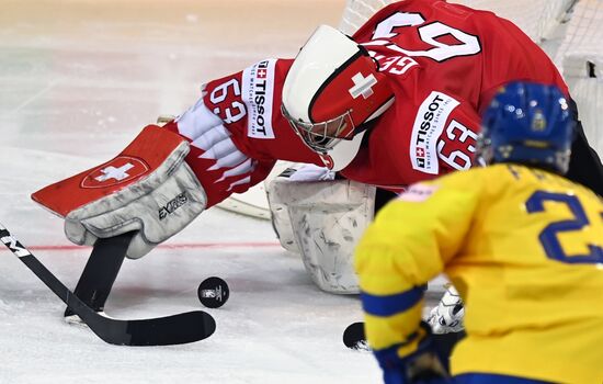 Хоккей. Чемпионат мира. Матч Швейцария - Швеция