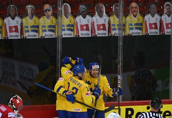 Хоккей. Чемпионат мира. Матч Швейцария - Швеция