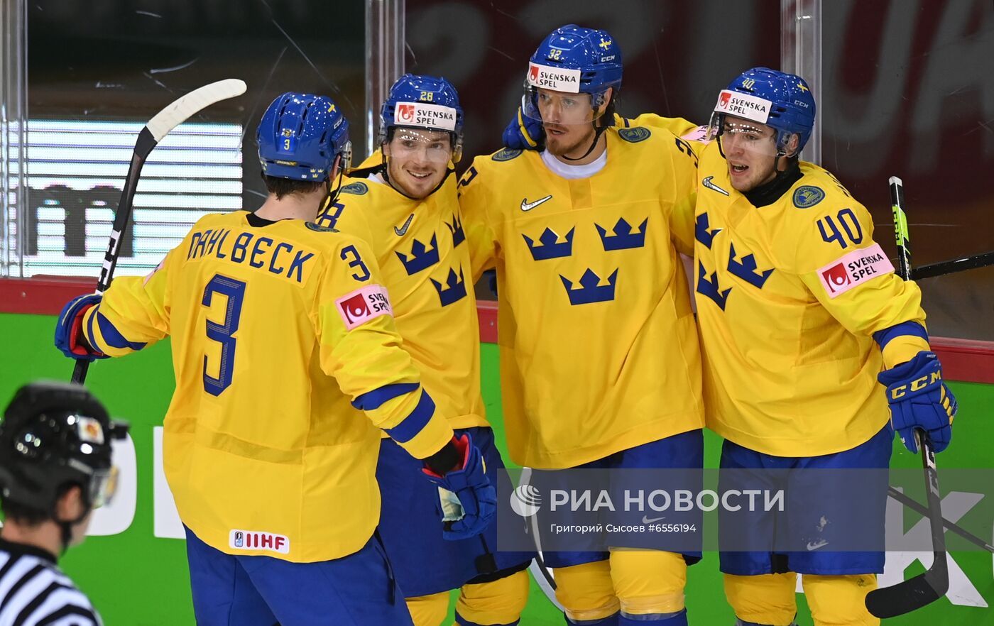 Хоккей. Чемпионат мира. Матч Швейцария - Швеция