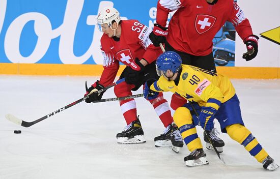 Хоккей. Чемпионат мира. Матч Швейцария - Швеция