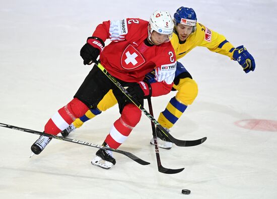 Хоккей. Чемпионат мира. Матч Швейцария - Швеция