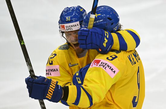 Хоккей. Чемпионат мира. Матч Швейцария - Швеция