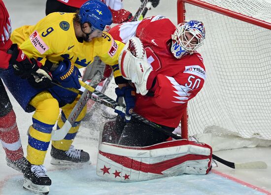 Хоккей. Чемпионат мира. Матч Швейцария - Швеция