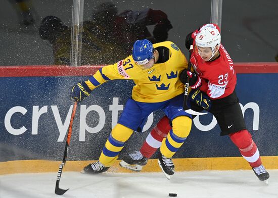 Хоккей. Чемпионат мира. Матч Швейцария - Швеция