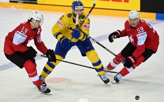 Хоккей. Чемпионат мира. Матч Швейцария - Швеция