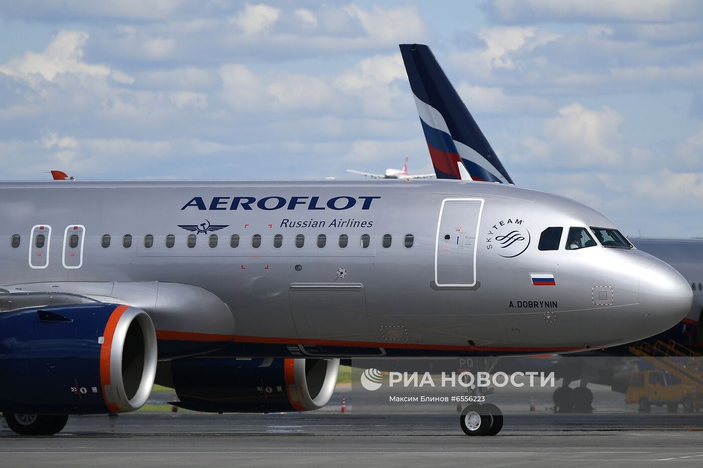 Презентация самолётов нового типа в парке Аэрофлота Airbus A321/320neo