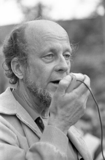 Митинг, организованный общественно-политической организацией Саюдис