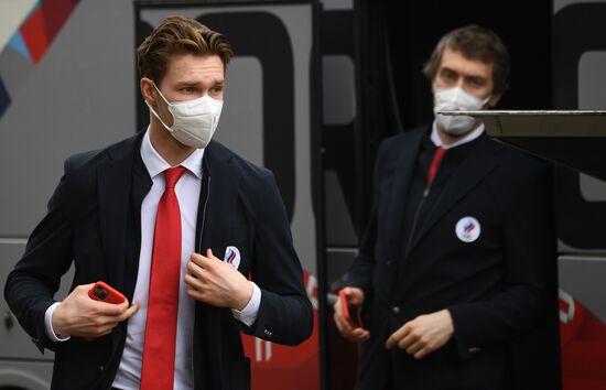 Хоккей. Чемпионат мира. Матч Россия - Дания 