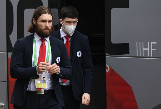 Хоккей. Чемпионат мира. Матч Россия - Дания 