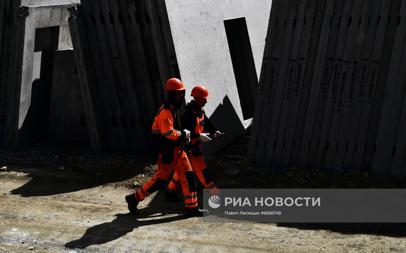 Строительство Деревни Универсиады-2023 в Екатеринбурге