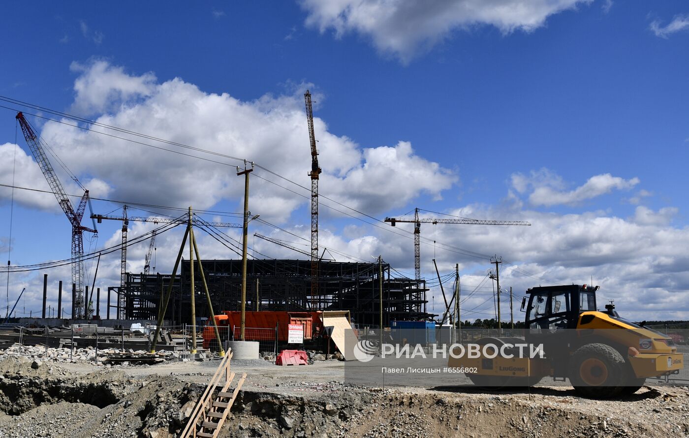 Строительство Деревни Универсиады-2023 в Екатеринбурге