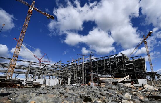Строительство Деревни Универсиады-2023 в Екатеринбурге