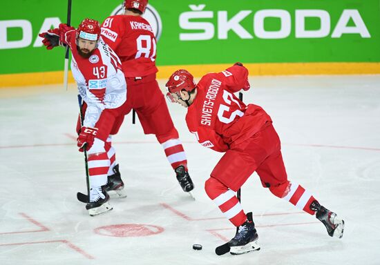 Хоккей. Чемпионат мира. Матч Россия - Дания 