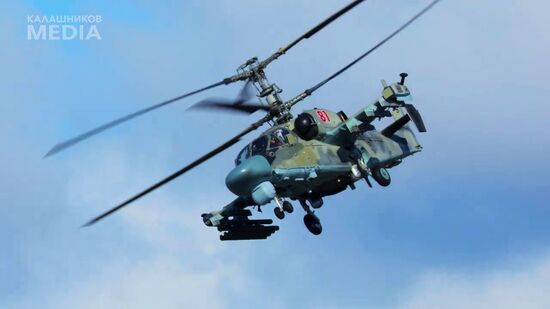 Испытания управляемых ракет "Вихрь"